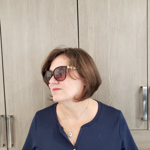 SW85-F 48F Swarovski Brown Gradient Sunglasses - Picture 8 of 8